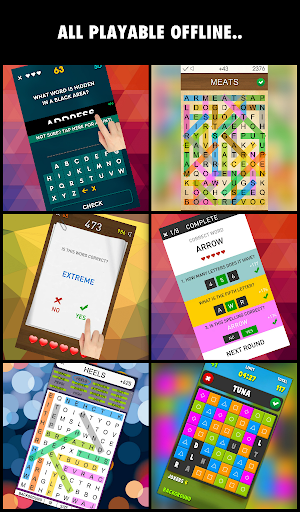 Word Games 92 in 1 - Free Screenshot 2