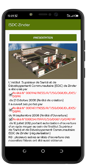 ISDC ZINDER Screenshot 3
