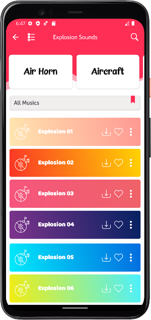 Explosion Sounds Screenshot 1