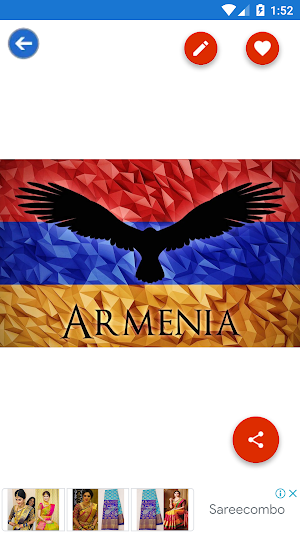Armenia Flag Wallpaper: Flags  Screenshot 2