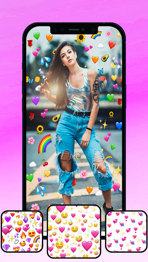 Emoji Background Photo Editor Screenshot 1