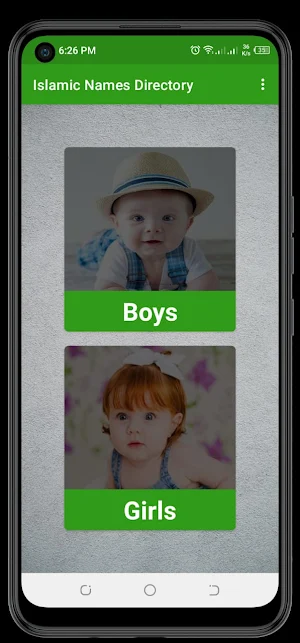 Islamic Names Directory Screenshot 1