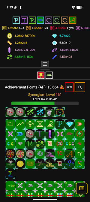 Synergism Screenshot 2