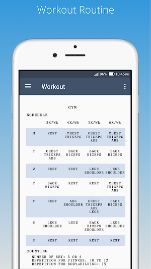 Workout Guider - Home Workout and Gym Workout Screenshot 3