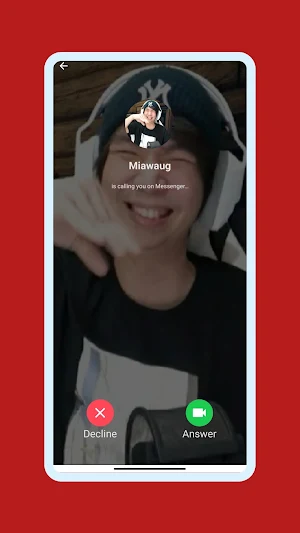 Miawaug Fake Video Call Screenshot 3