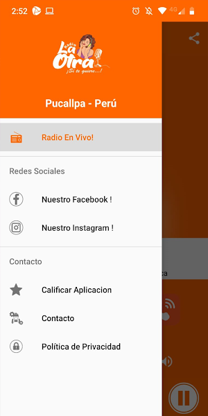 Radio La Otra Si te Quiere Screenshot 1