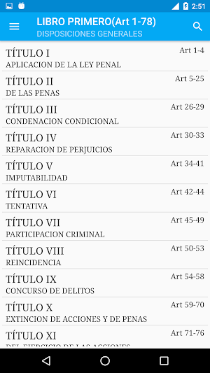 Código Penal de Argentina Screenshot 1