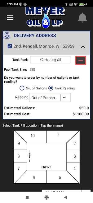 Meyer Oil and LP Screenshot 2