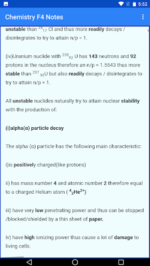 Chemistry form 4 notes screenshot 3