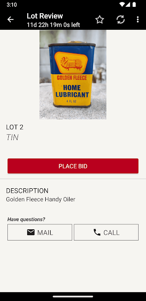 Adey Auctions Screenshot 2