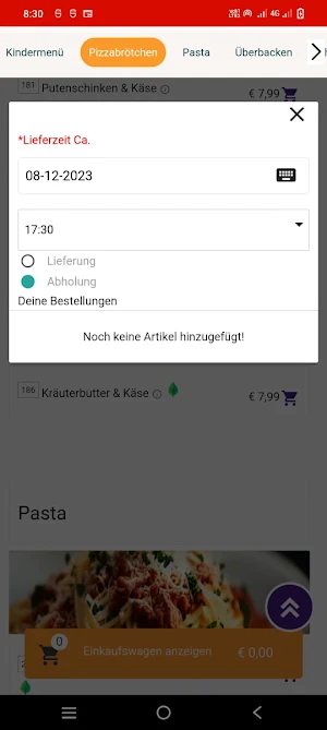 Pizza Bella Parma Malsch Screenshot 3