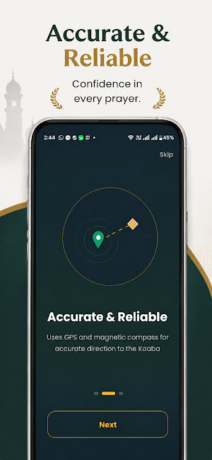 Qibla Compass: Muslim Prayer Screenshot 2