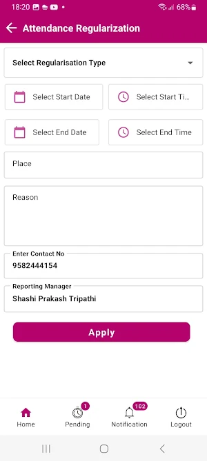 MyVishal HRMS Screenshot 3