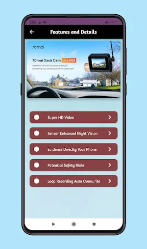 70mai dash cam guide Screenshot 1