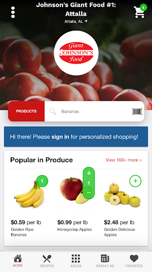 Johnson's Giant Food Screenshot 0