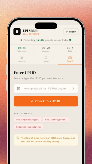 UPI Shield: Scam Detector IN Screenshot 2