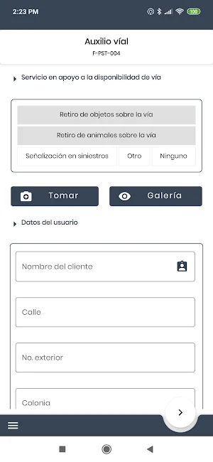 Auxilio Vial Screenshot 1