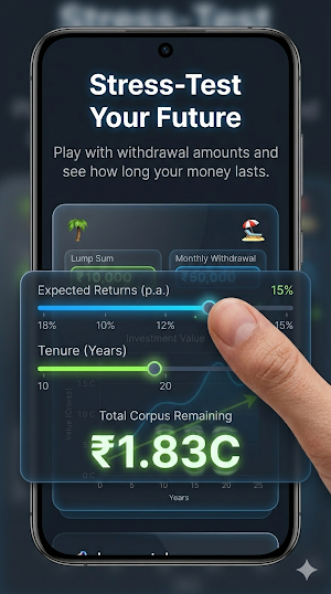 SWP Calculator - Retirement MF Screenshot 3