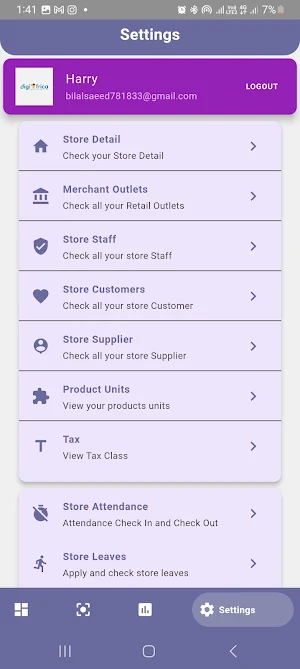 Digifrica POS App Screenshot 2