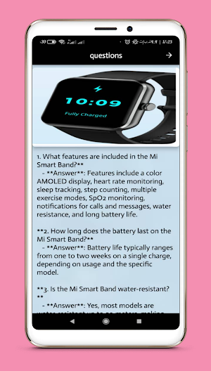 mi smart band guide Screenshot 2