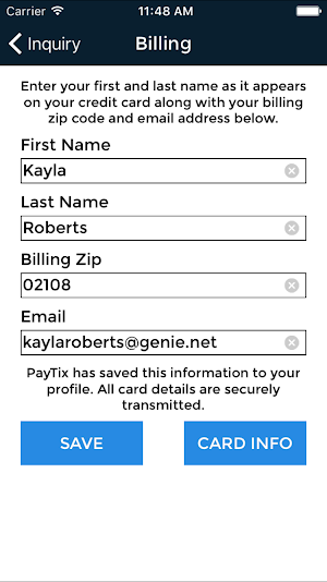 Boston PayTix Screenshot 2