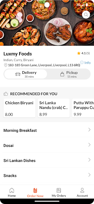 Luxmy Foods Screenshot 2