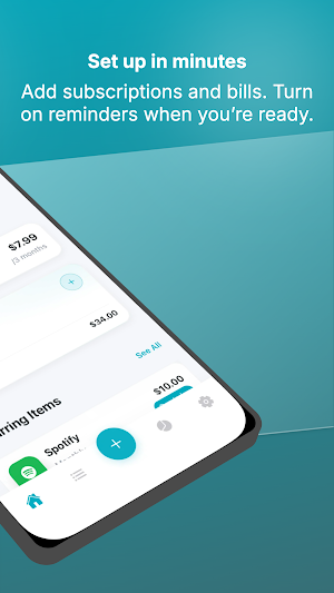 SpendBuddy: Renewal & Bills Screenshot 1