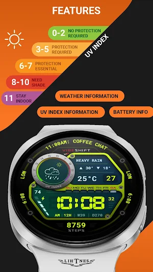 VibeShift Watch Face 133 Screenshot 2