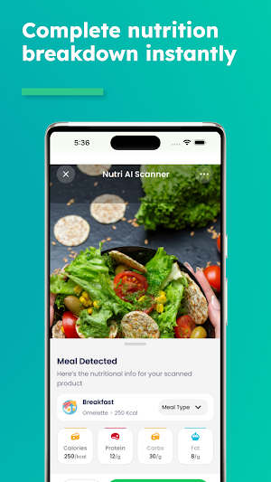 Nutri AI - Smart Food Tracker Screenshot 1