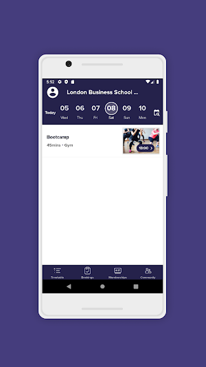 LBS Fitness Centre Screenshot 1