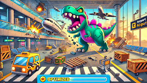 Dino Game City Destruction Screenshot 1