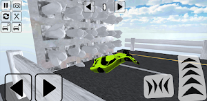 Car vs spike drive crash test Screenshot 0