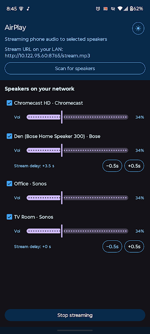 Auxio AirPlay Screenshot 1