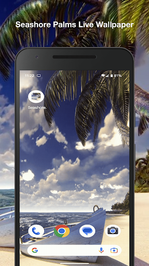 Seashore Palms Live Wallpaper Screenshot 3
