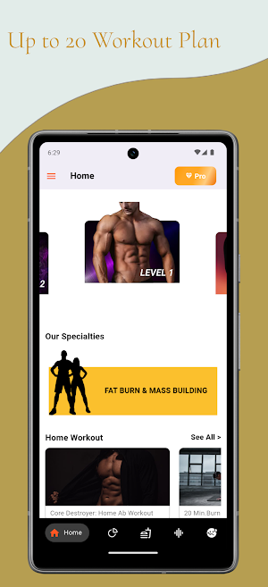 FitJourney: Workout | Diet Screenshot 0
