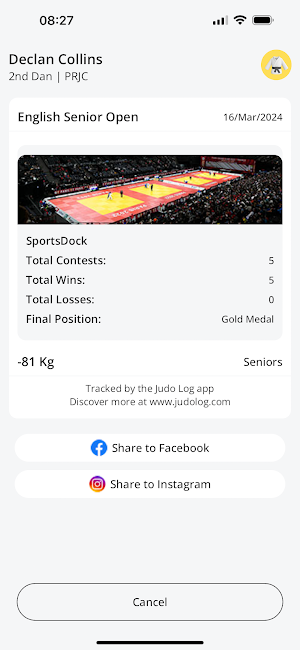 Judo Log Screenshot 3