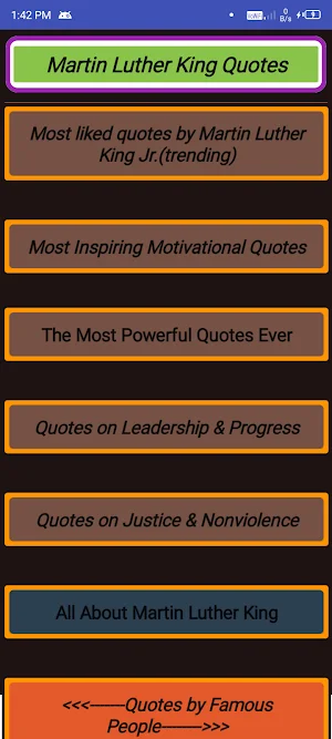 Martin Luther King Quotes Screenshot 0