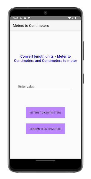 Metexa - Meters To Centimeters Screenshot 2
