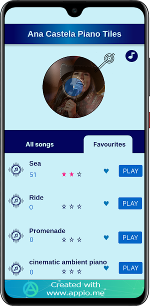 Ana Castela Piano Tiles Screenshot 3