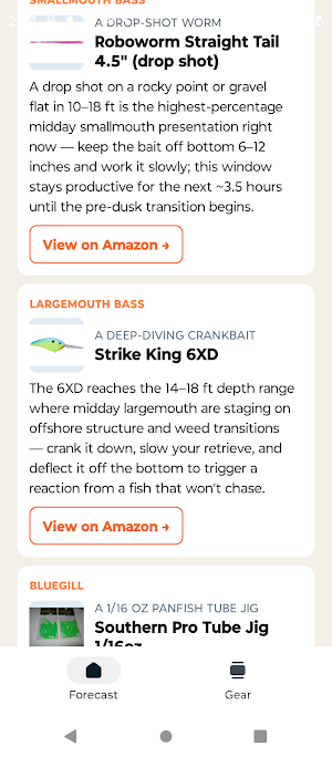 FishingAdvisor Screenshot 2