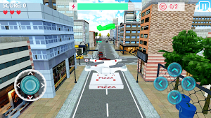Drone Pizza Delivery 3D Screenshot 2