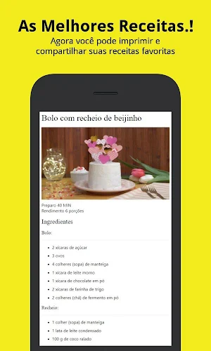 Receita de Bolos de Aniversário Screenshot 2