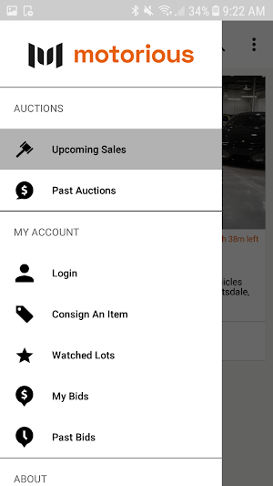 Motorious Online Auctions Screenshot 3