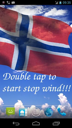 Norway Flag Live Wallpaper Screenshot 0
