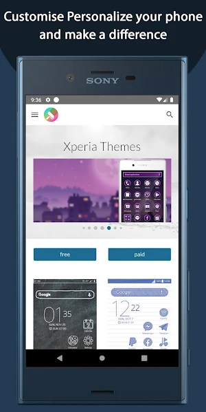 Xperia Themes - Only FREE! Screenshot 1