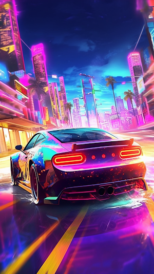 Rhythm Racing: music car&beat Screenshot 1
