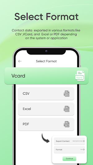 Export Contact to EXL Screenshot 3