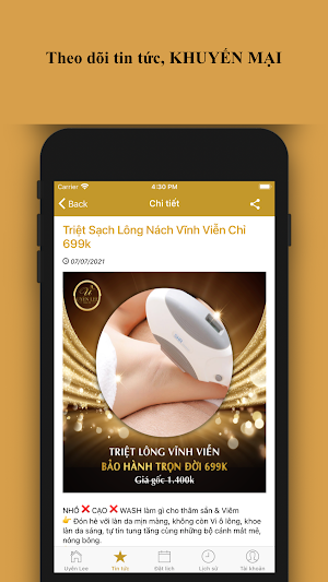Thẩm mỹ Uyên Lee Screenshot 2