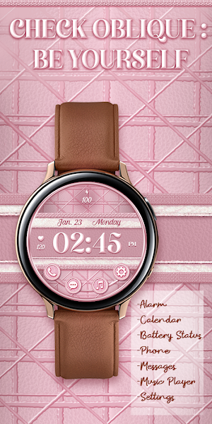 Check Oblique - Watchface Screenshot 0
