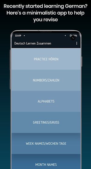 Deutsch Lernen Zusammen - The  Screenshot 0